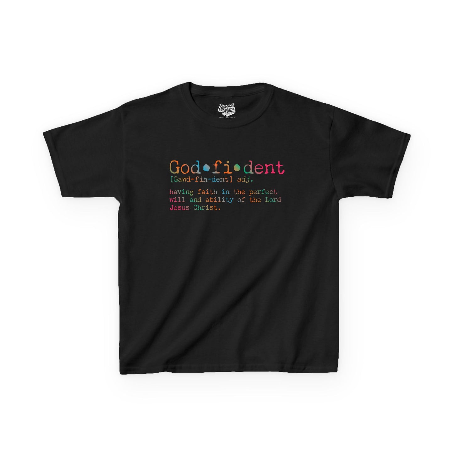 Kids' - God-fi-dent (Confident in Jesus!) TEE