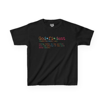 Kids' - God-fi-dent (Confident in Jesus!) TEE