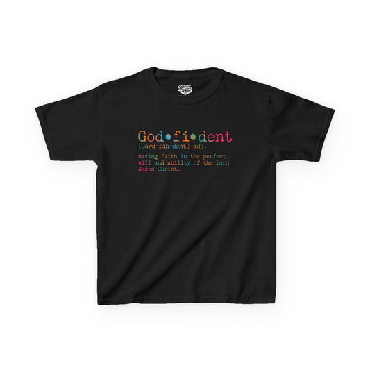 Kids' - God-fi-dent (Confident in Jesus!) TEE