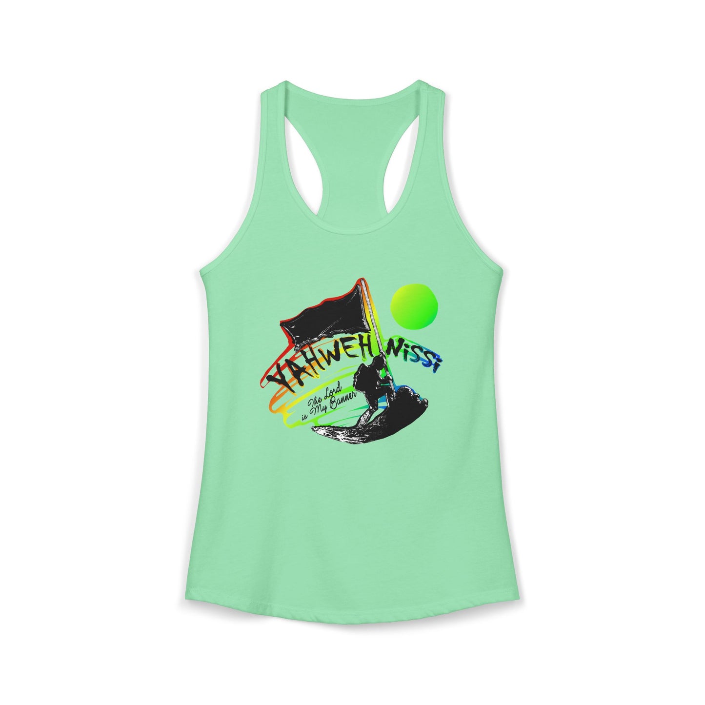 Women's Yahweh-Nissi (smile) Racerback