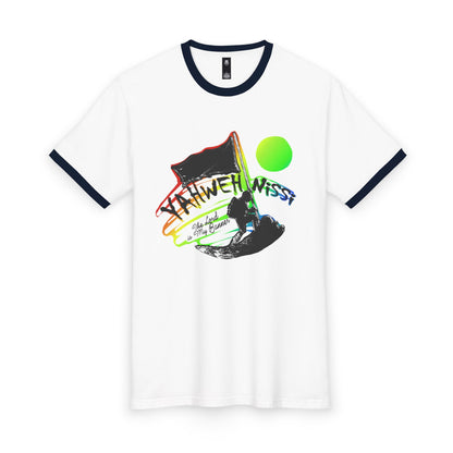 Men's Yahweh-Nissi (smile) Ringer Tee