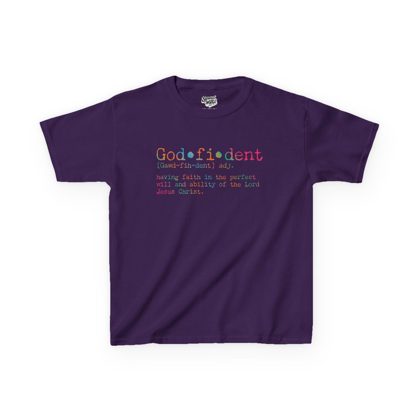 Kids' - God-fi-dent (Confident in Jesus!) TEE
