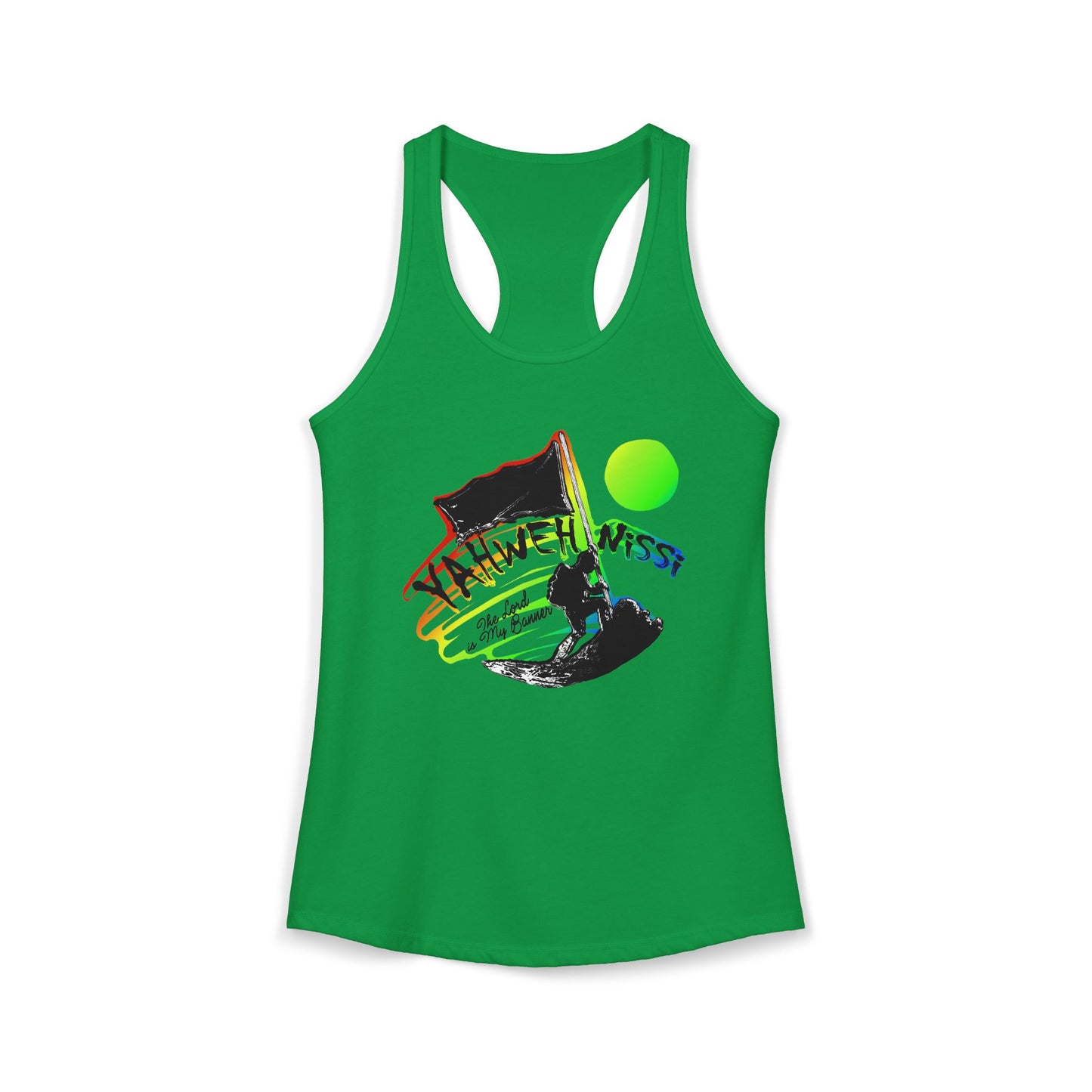 Women's Yahweh-Nissi (smile) Racerback