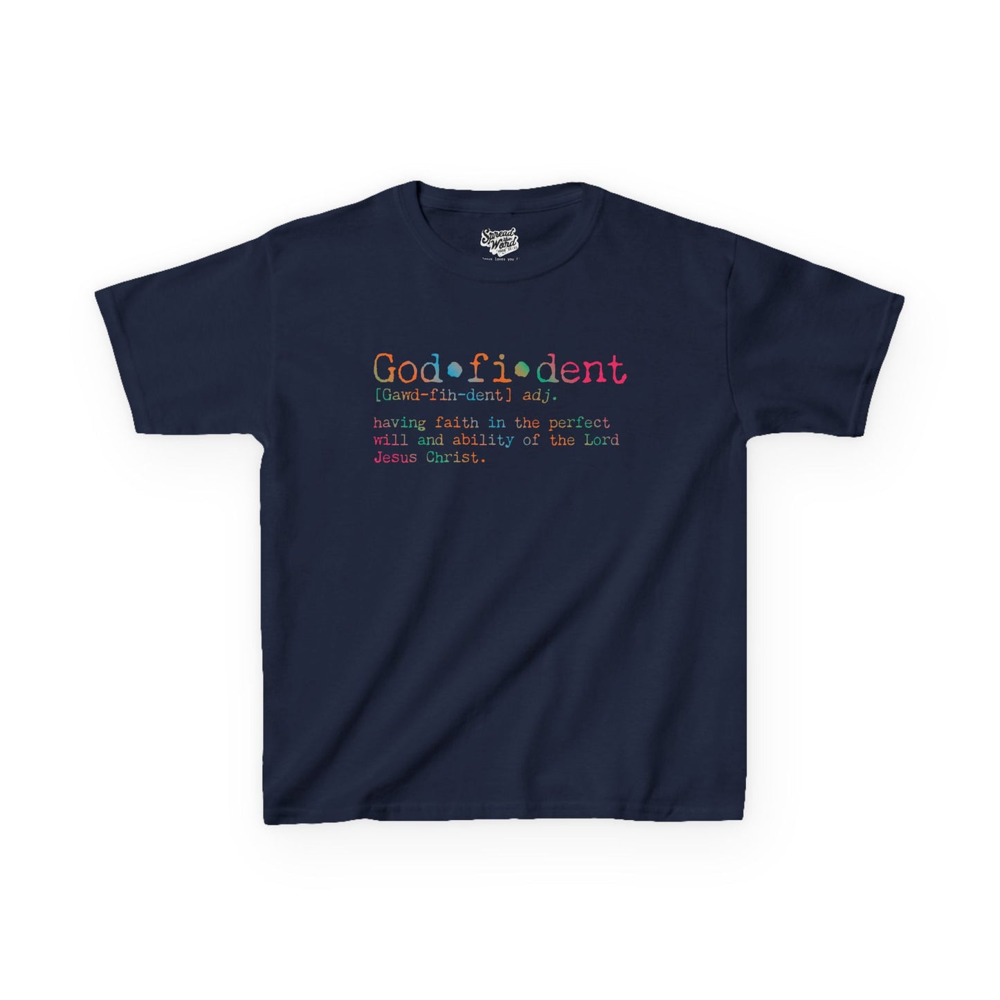Kids' - God-fi-dent (Confident in Jesus!) TEE