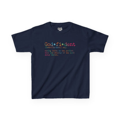 Kids' - God-fi-dent (Confident in Jesus!) TEE